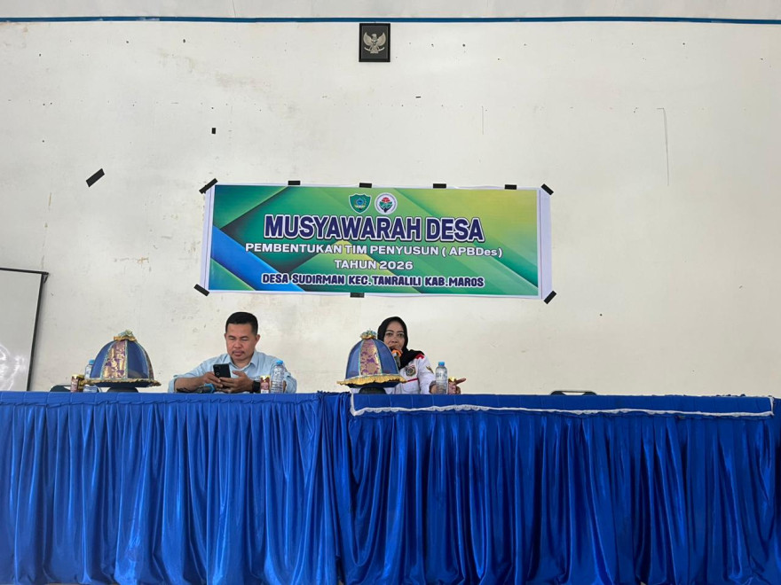 MUSYAWARAH DESA PEMBENTUKAN TIM PENYUSUN ( APBDes ) TAHUN 2026